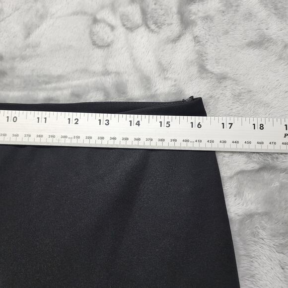 Vintage Joseph Ribkoff Pants Womens 12 Black High Rise Wide Leg Preppy Office - Picture 6 of 10